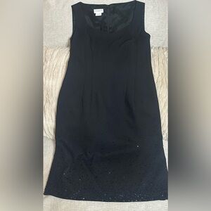 Liz Claiborne Elegant Black Sleeveless Dress